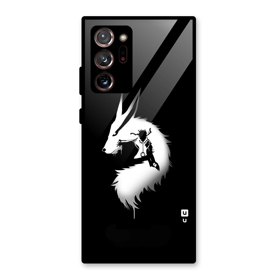Naruto Kurama Mode Glass Back Case for Galaxy Note 20 Ultra