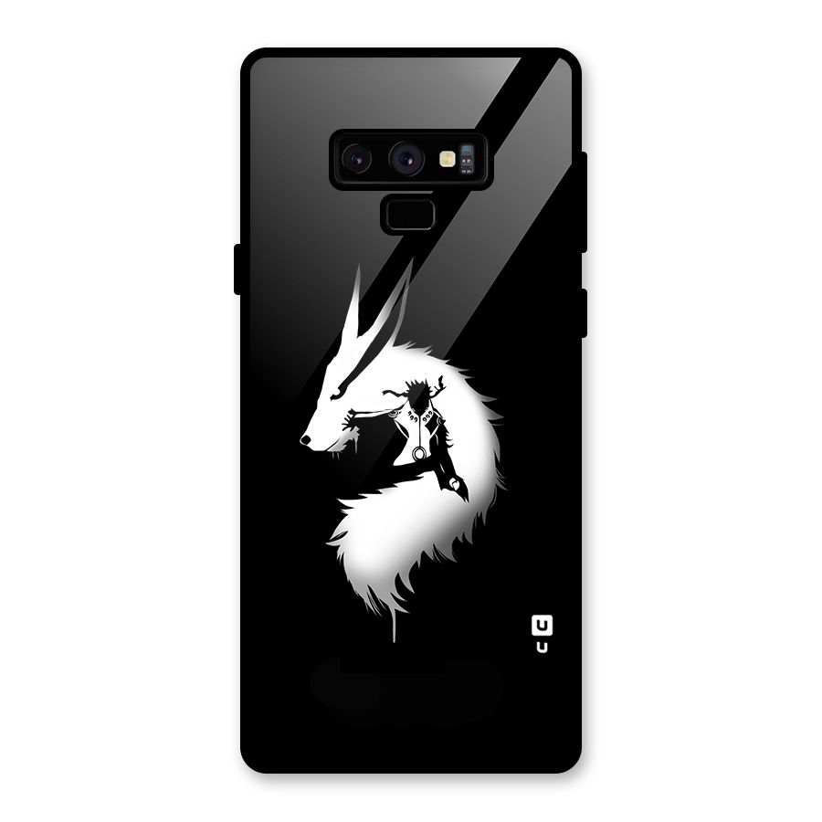 Naruto Kurama Mode Glass Back Case for Galaxy Note 9