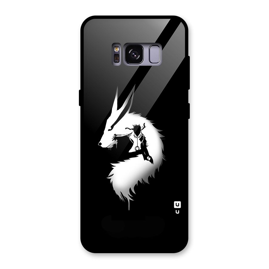 Naruto Kurama Mode Glass Back Case for Galaxy S8