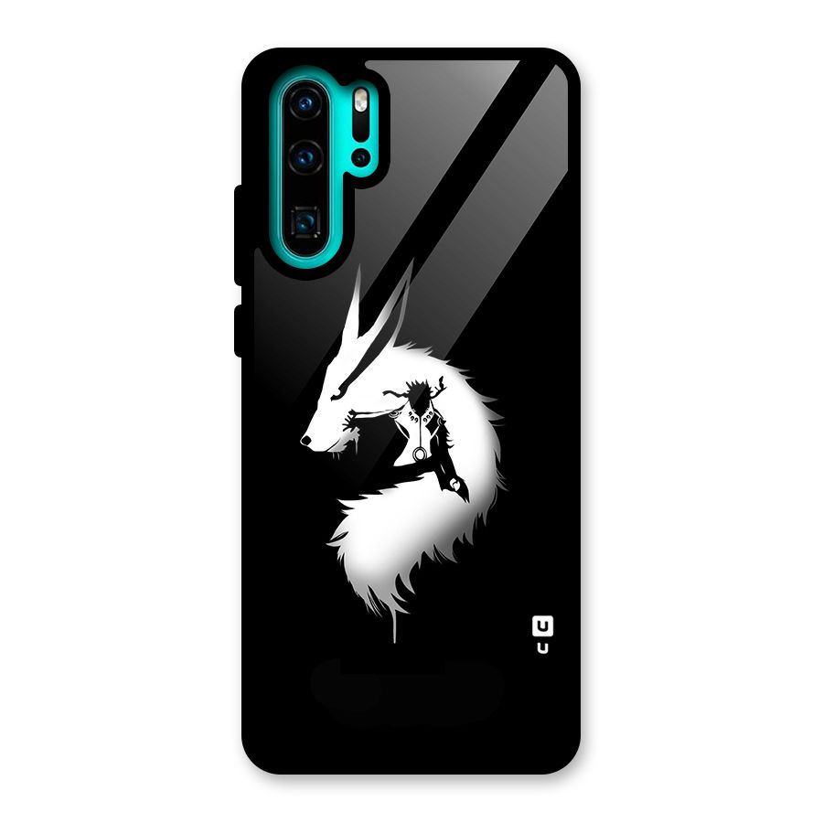 Naruto Kurama Mode Glass Back Case for Huawei P30 Pro