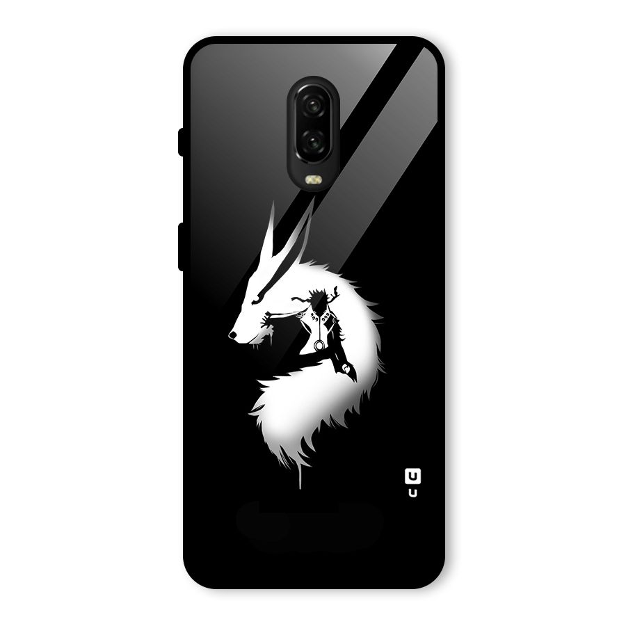Naruto Kurama Mode Glass Back Case for OnePlus 6T