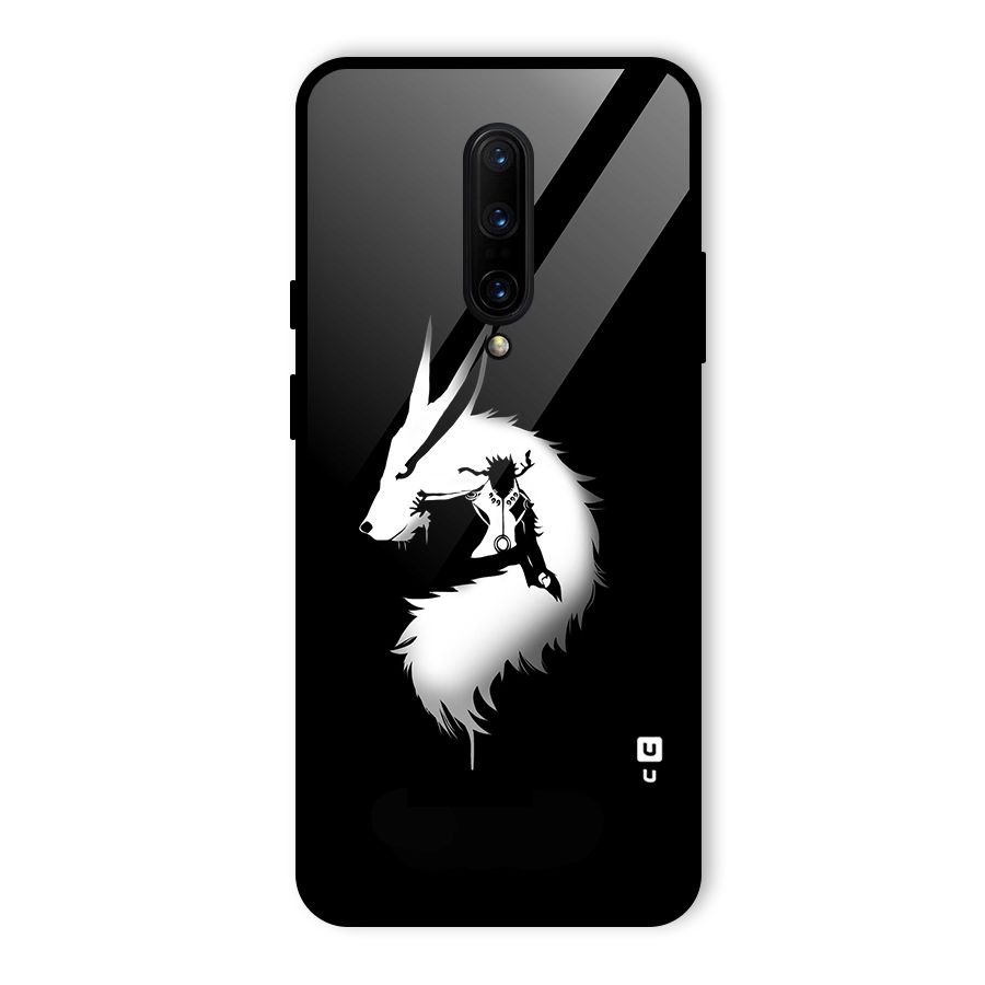 Naruto Kurama Mode Glass Back Case for OnePlus 7 Pro