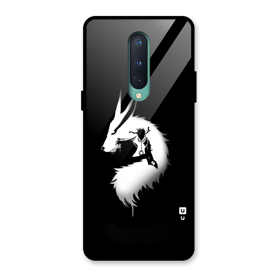Naruto Kurama Mode Glass Back Case for OnePlus 8