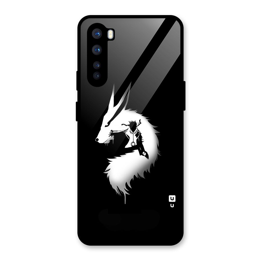 Naruto Kurama Mode Glass Back Case for OnePlus Nord