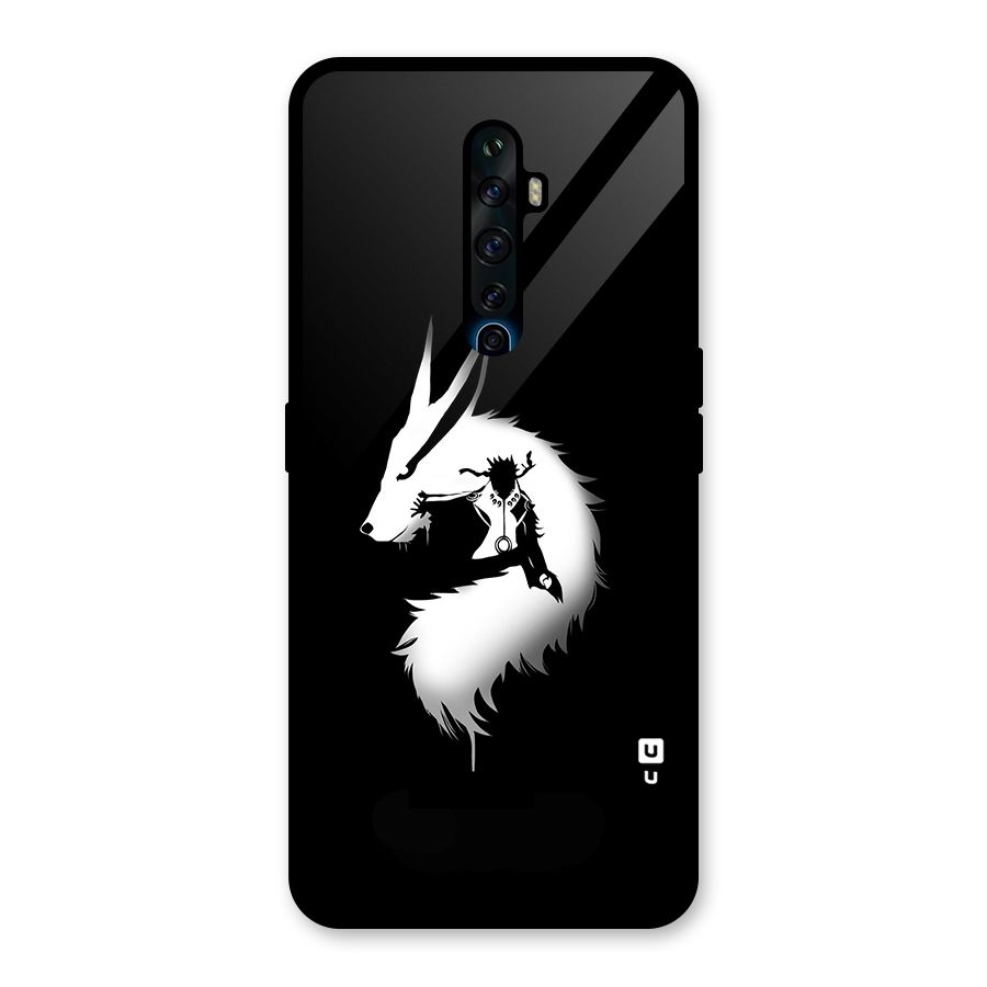 Naruto Kurama Mode Glass Back Case for Oppo Reno2 Z