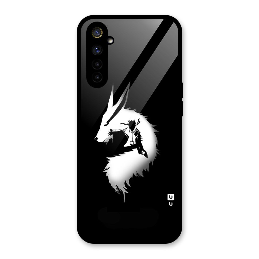 Naruto Kurama Mode Glass Back Case for Realme 6i