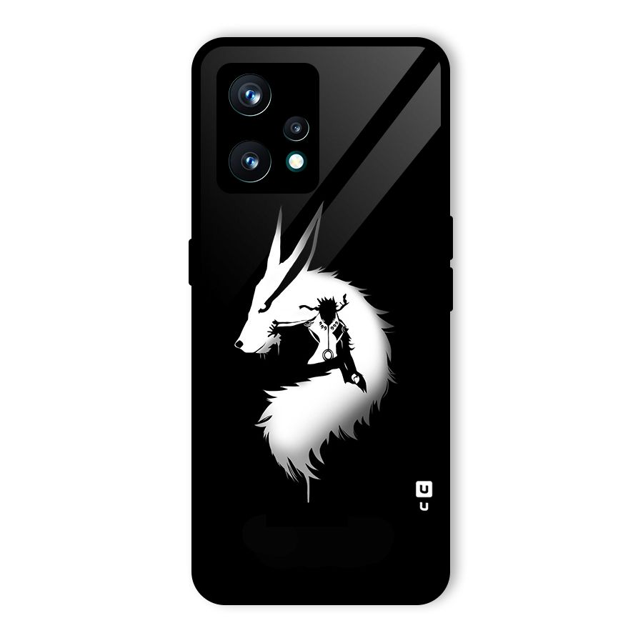 Naruto Kurama Mode Glass Back Case for Realme 9