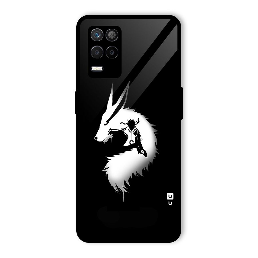 Naruto Kurama Mode Glass Back Case for Realme 9 5G
