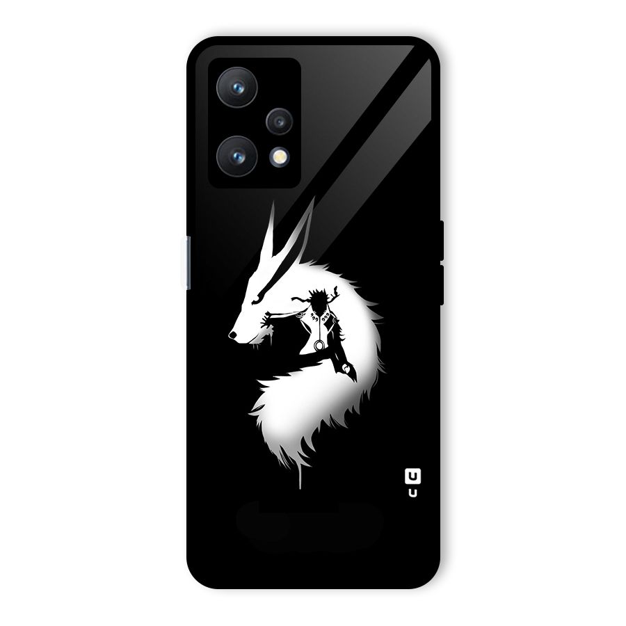 Naruto Kurama Mode Glass Back Case for Realme 9 Pro 5G