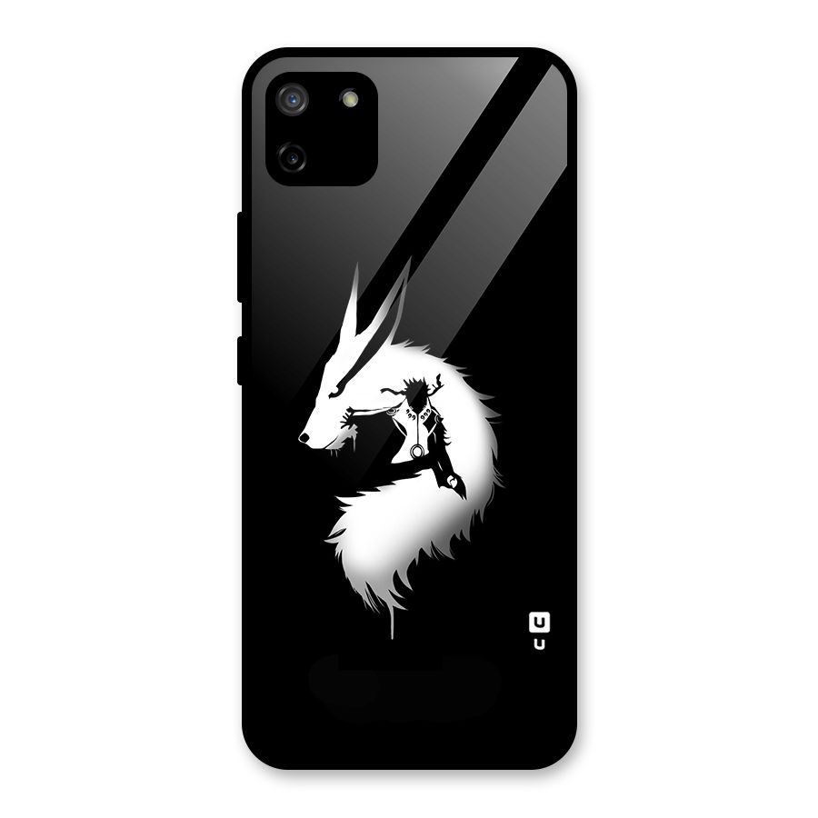 Naruto Kurama Mode Glass Back Case for Realme C11