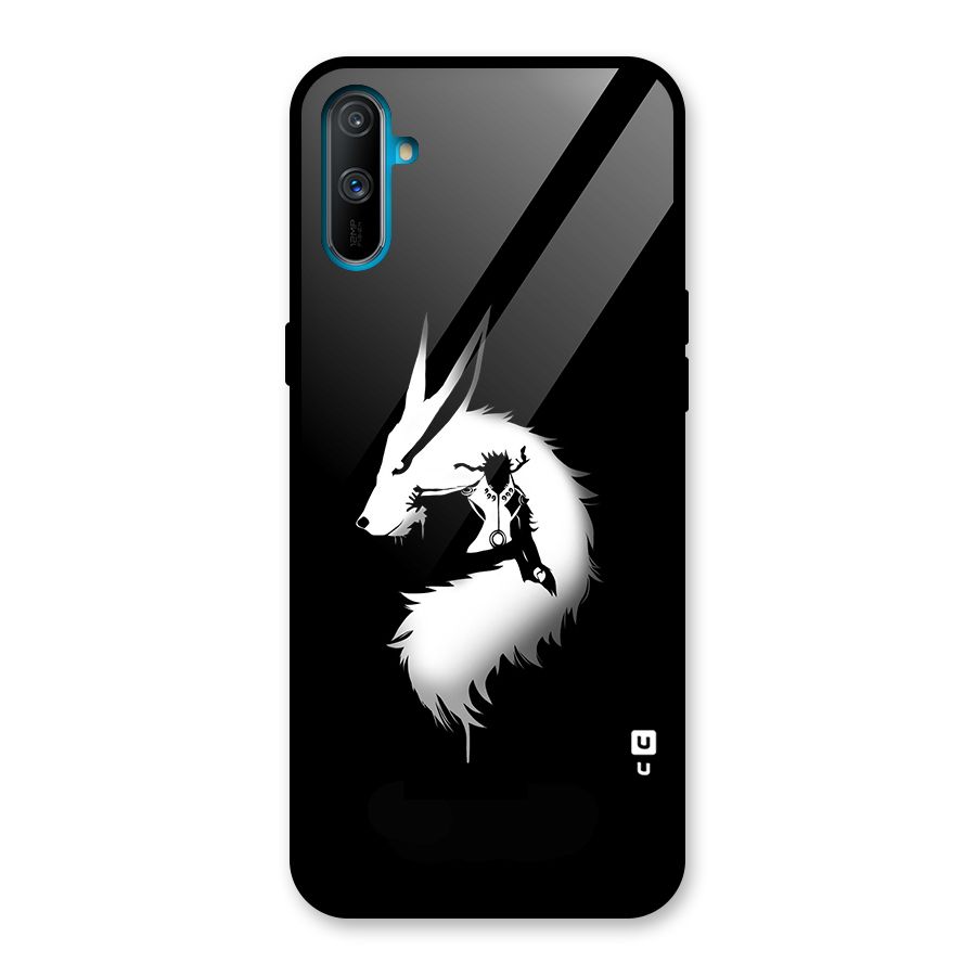 Naruto Kurama Mode Glass Back Case for Realme C3