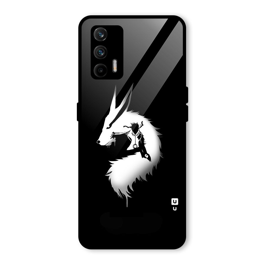 Naruto Kurama Mode Glass Back Case for Realme X7 Max