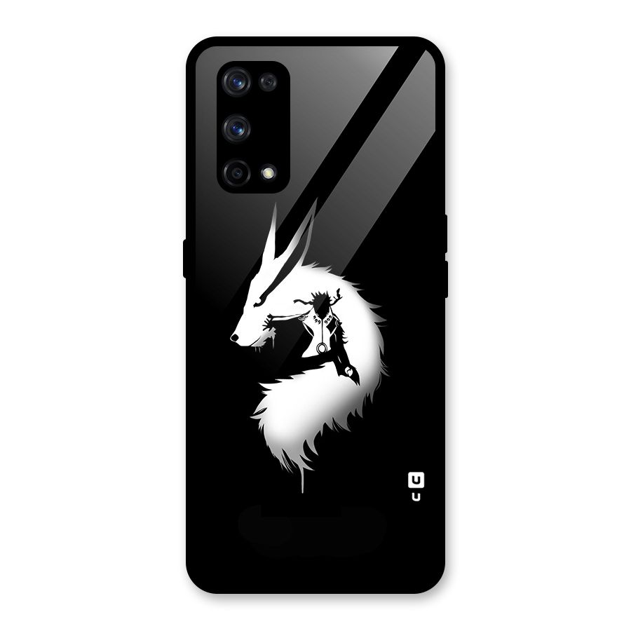 Naruto Kurama Mode Glass Back Case for Realme X7 Pro