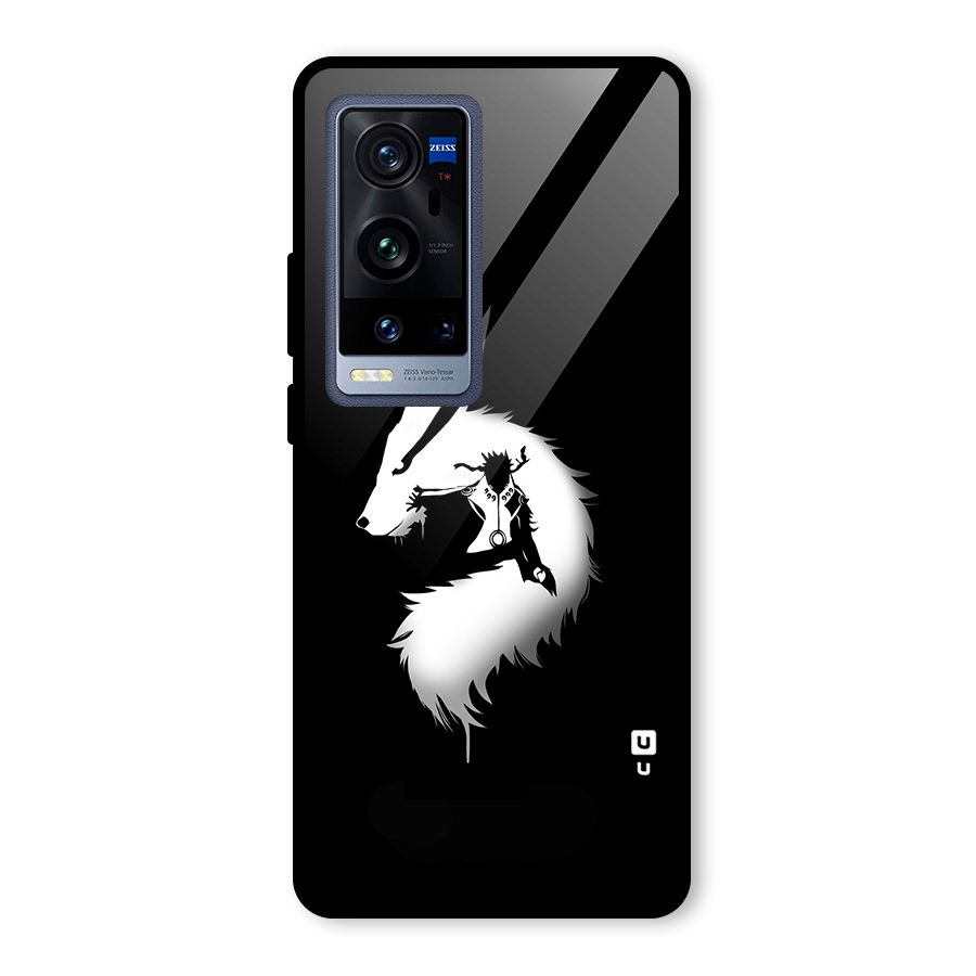 Naruto Kurama Mode Glass Back Case for Vivo X60 Pro Plus