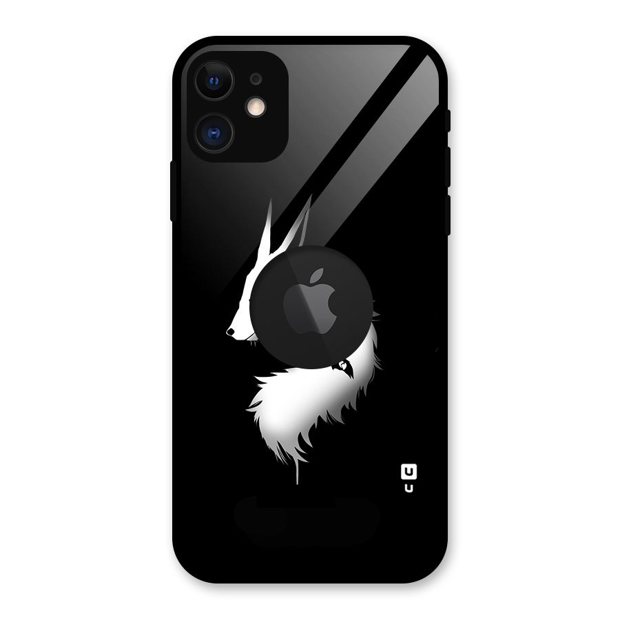 Naruto Kurama Mode Glass Back Case for iPhone 11 Logo Cut