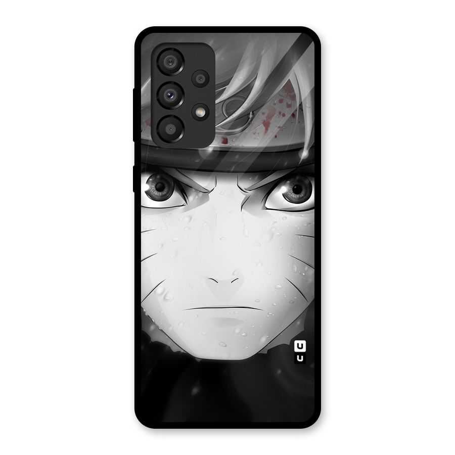 Naruto Monochrome Glass Back Case for Galaxy A33 5G