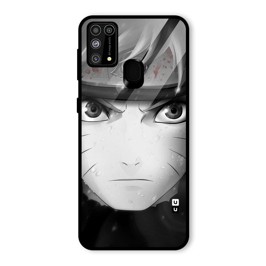 Naruto Monochrome Glass Back Case for Galaxy F41