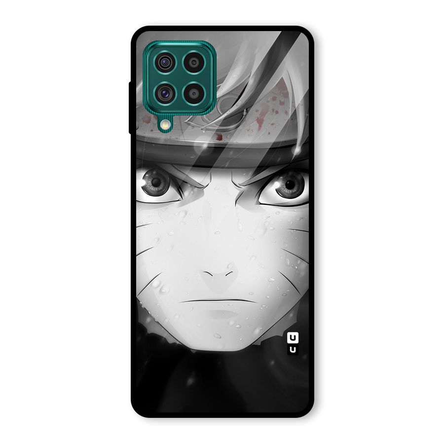Naruto Monochrome Glass Back Case for Galaxy F62