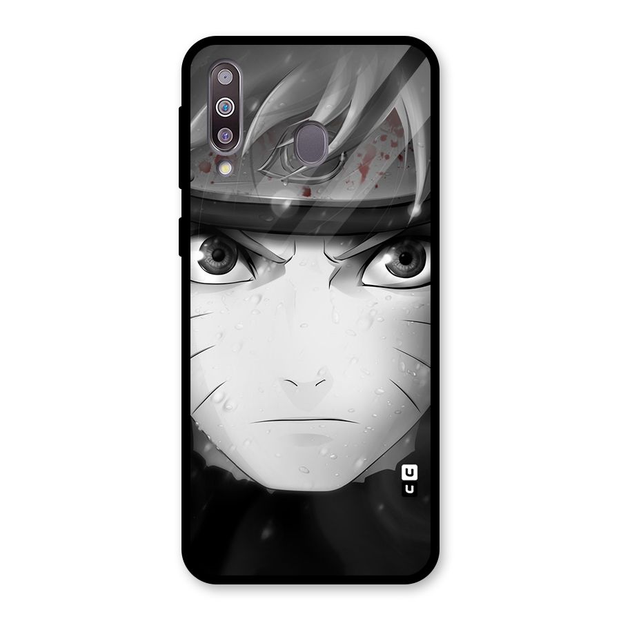 Naruto Monochrome Glass Back Case for Galaxy M30