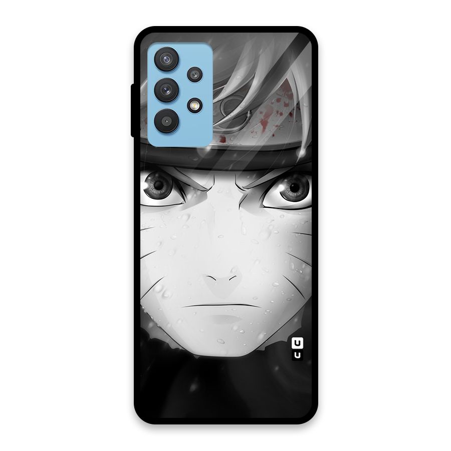 Naruto Monochrome Glass Back Case for Galaxy M32 5G