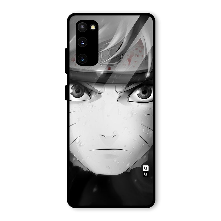Naruto Monochrome Glass Back Case for Galaxy S20 FE 5G