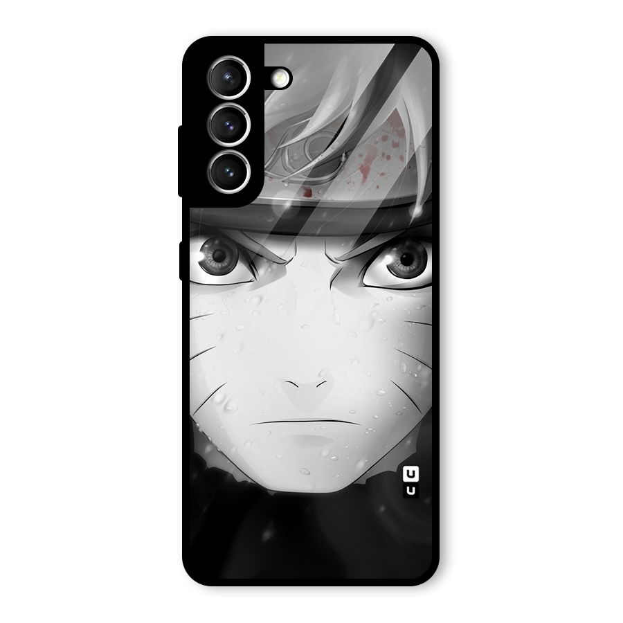 Naruto Monochrome Glass Back Case for Galaxy S21 5G