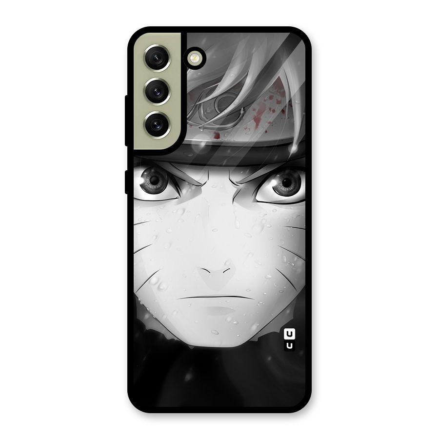 Naruto Monochrome Glass Back Case for Galaxy S21 FE 5G