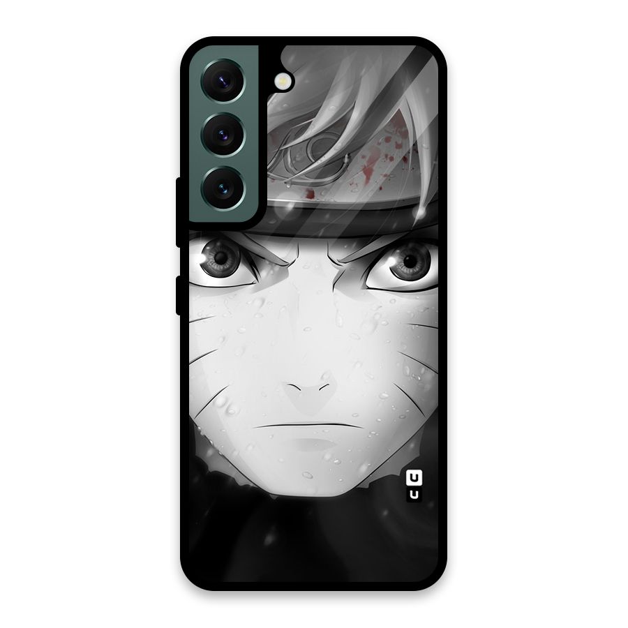 Naruto Monochrome Glass Back Case for Galaxy S22 5G