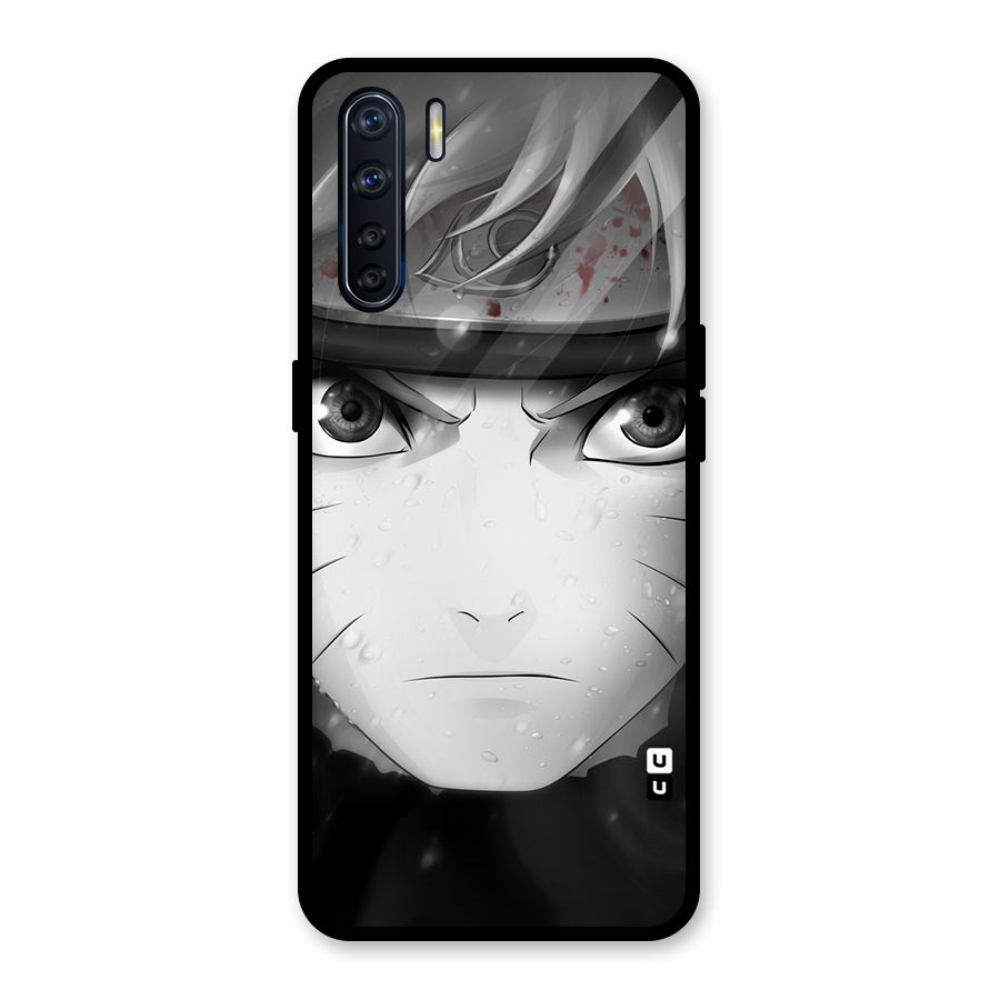 Naruto Monochrome Glass Back Case for Oppo F15
