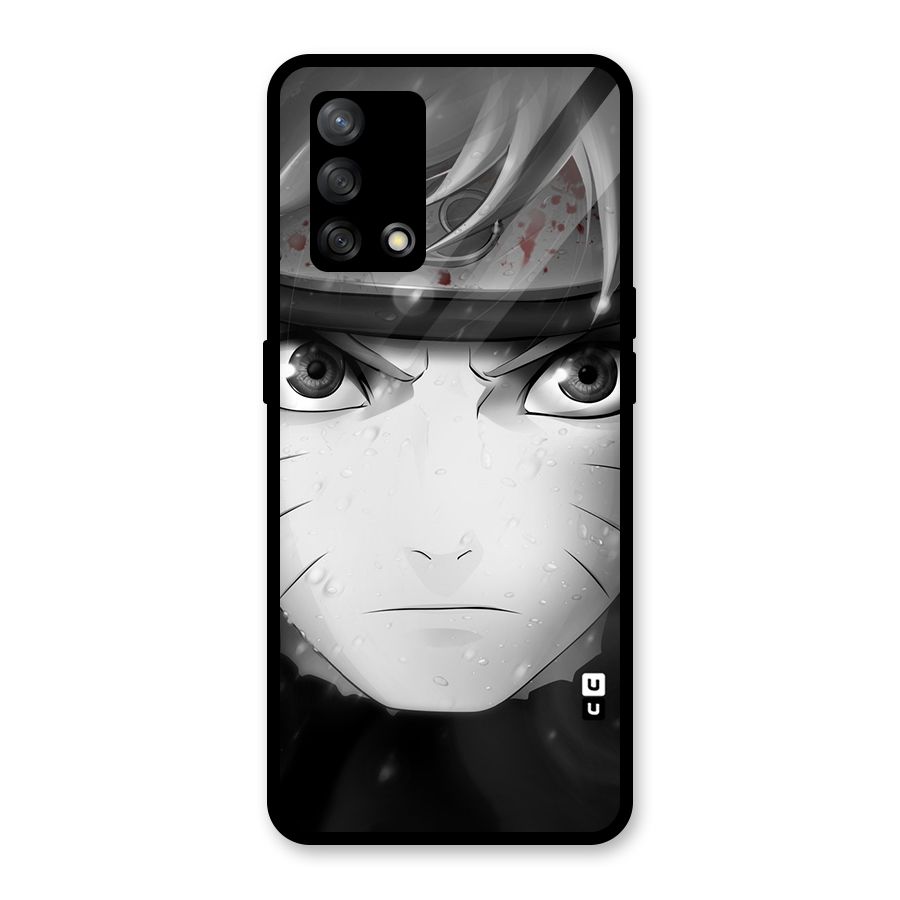 Naruto Monochrome Glass Back Case for Oppo F19