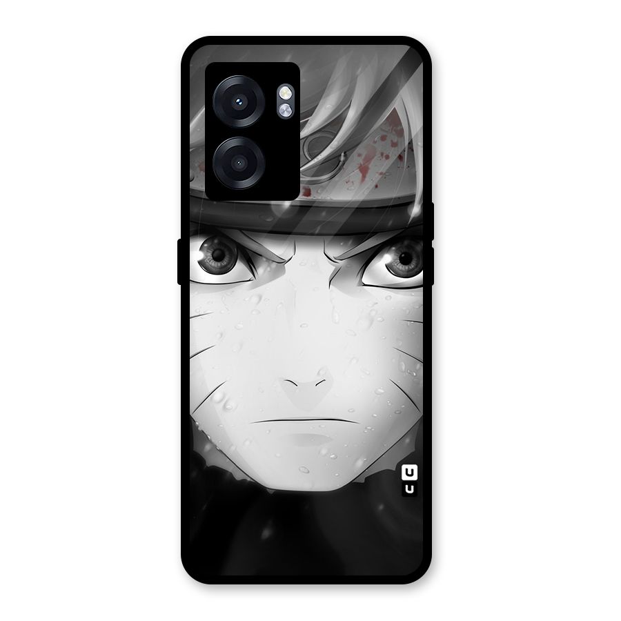 Naruto Monochrome Glass Back Case for Oppo K10 (5G)