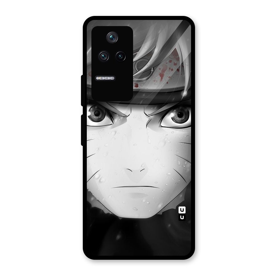 Naruto Monochrome Glass Back Case for Poco F4 5G