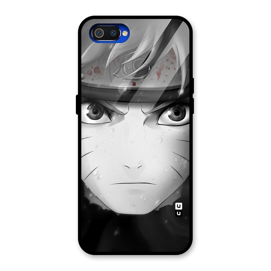 Naruto Monochrome Glass Back Case for Realme C2