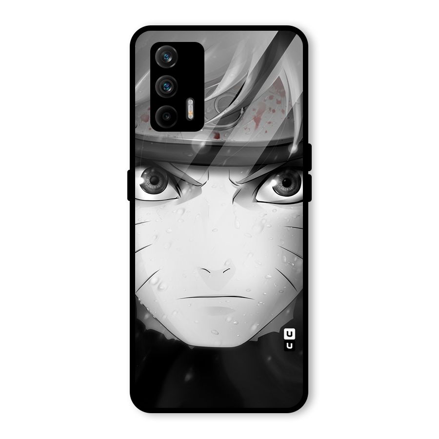 Naruto Monochrome Glass Back Case for Realme X7 Max