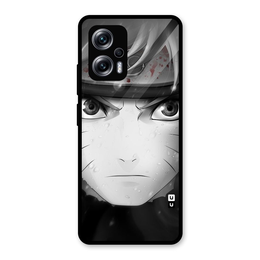 Naruto Monochrome Glass Back Case for Redmi K50i