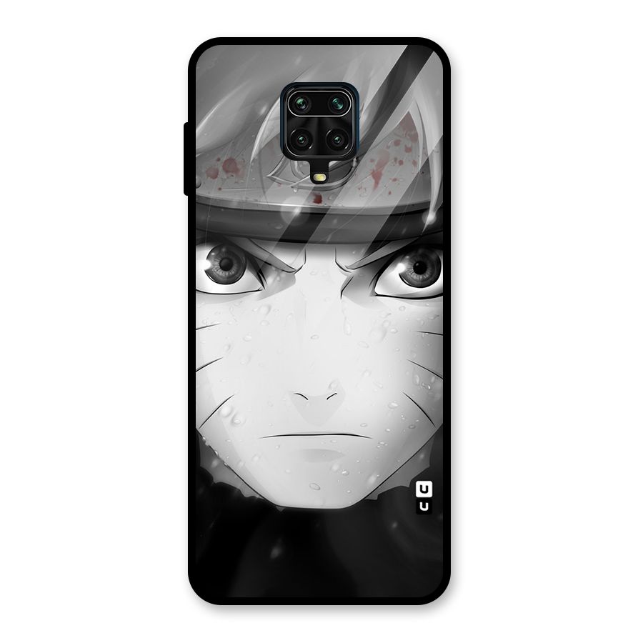Naruto Monochrome Glass Back Case for Redmi Note 10 Lite