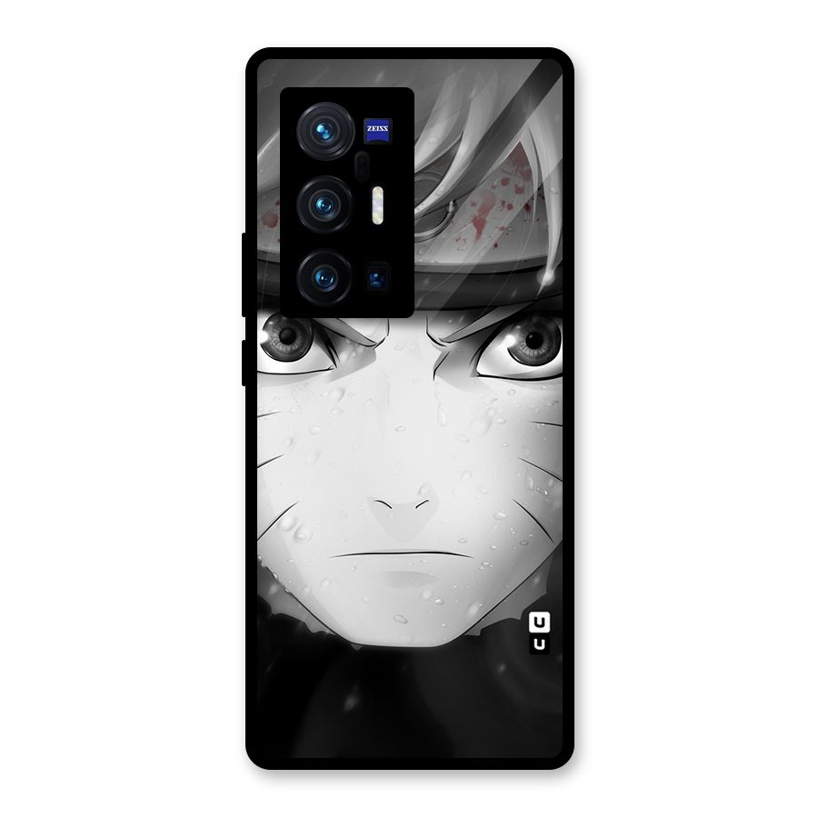 Naruto Monochrome Glass Back Case for Vivo X70 Pro Plus