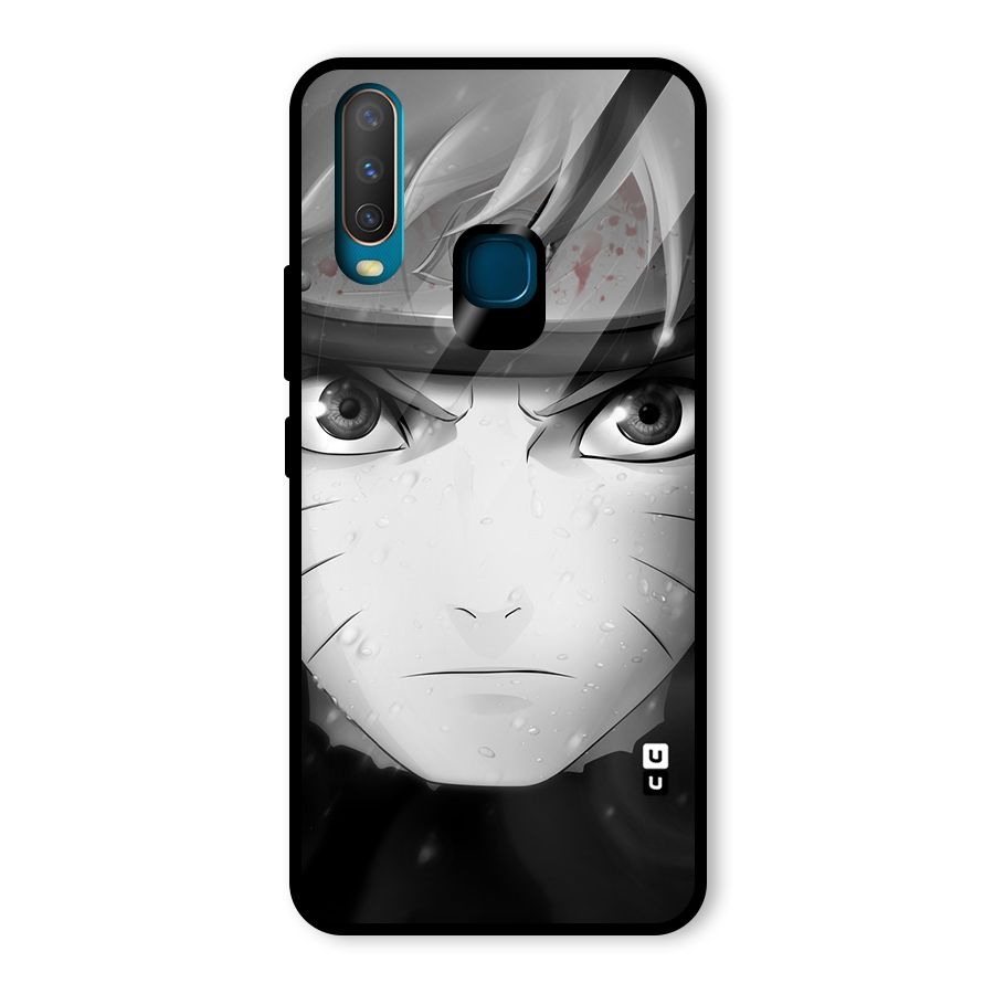 Naruto Monochrome Glass Back Case for Vivo Y17