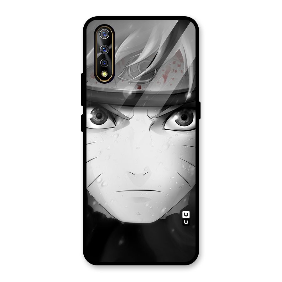 Naruto Monochrome Glass Back Case for Vivo Z1x