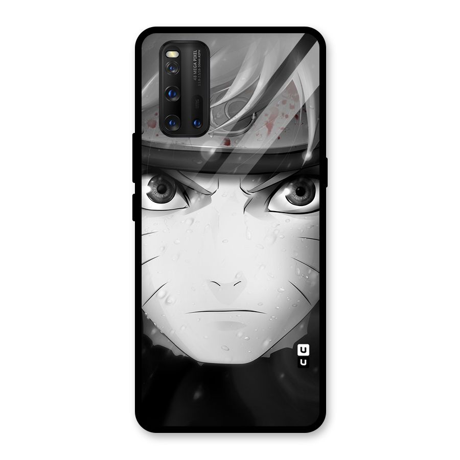 Naruto Monochrome Glass Back Case for Vivo iQOO 3