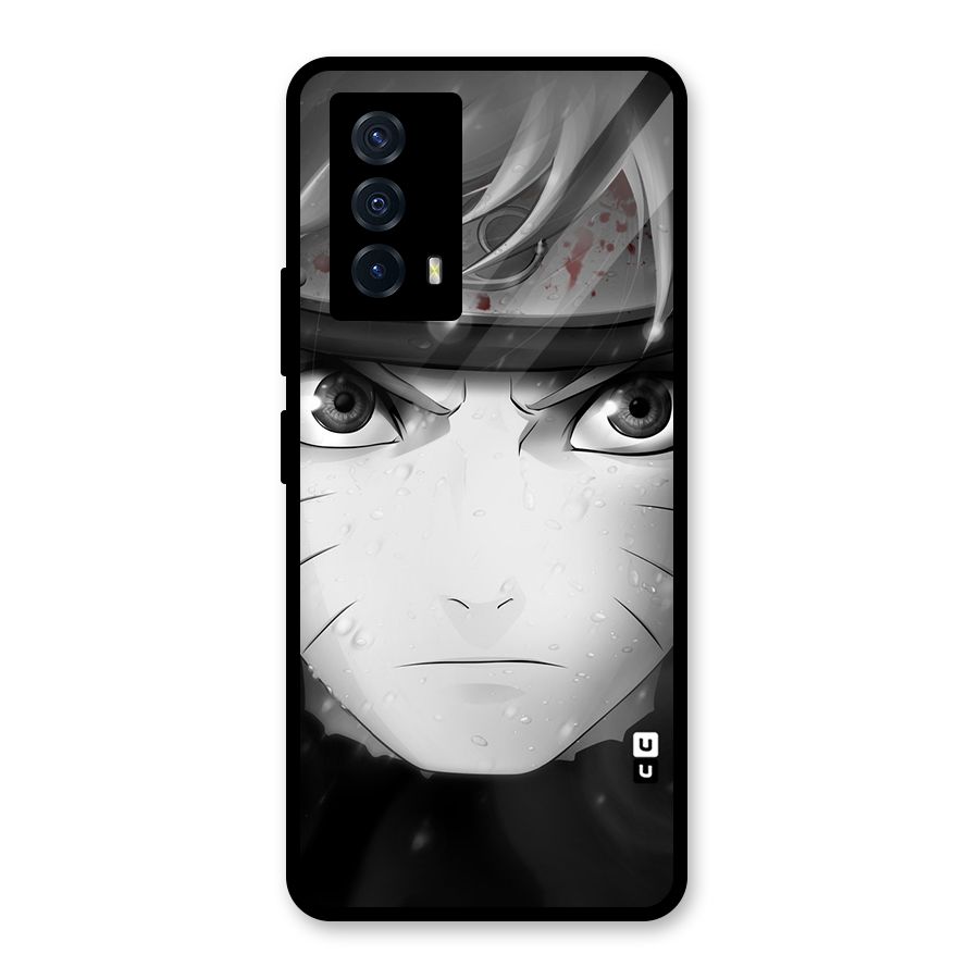 Naruto Monochrome Glass Back Case for Vivo iQOO Z5