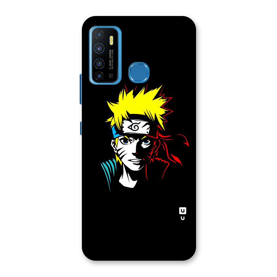 Naruto Pen Sketch Art Back Case for Infinix Hot 9