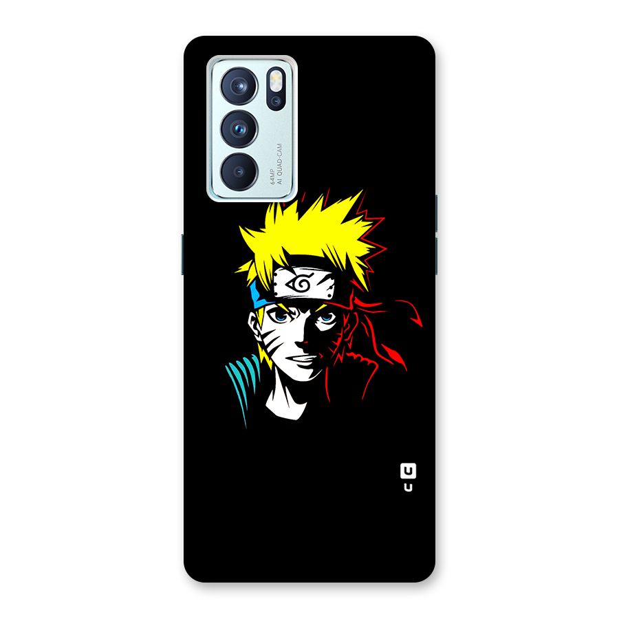 Naruto Pen Sketch Art Back Case for Oppo Reno6 Pro 5G