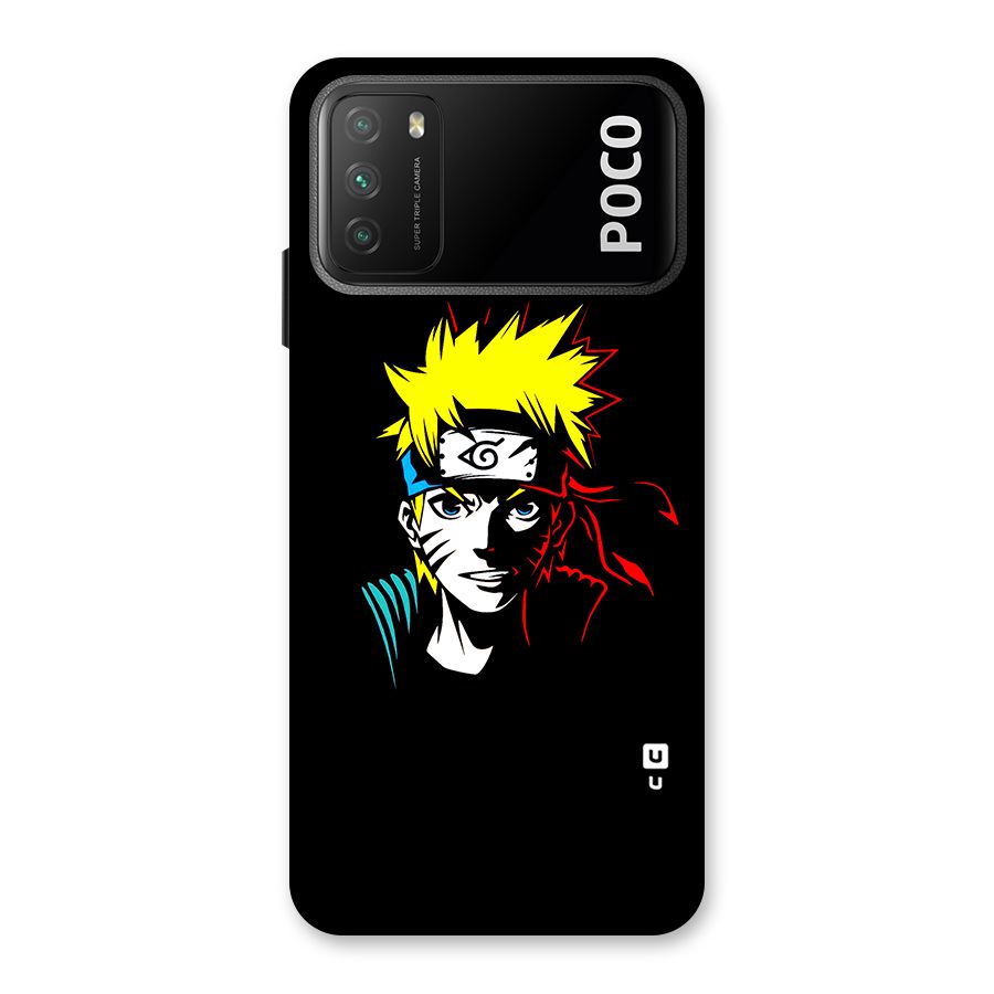 Naruto Pen Sketch Art Back Case for Poco M3