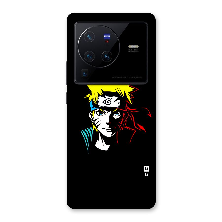 Naruto Pen Sketch Art Back Case for Vivo X80 Pro