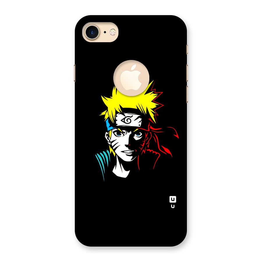 Naruto Pen Sketch Art Back Case for iPhone 8 Logo Cut