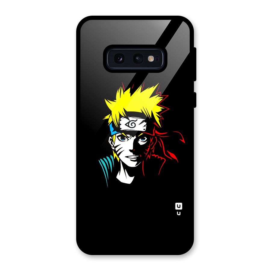 Naruto Pen Sketch Art Glass Back Case for Galaxy S10e