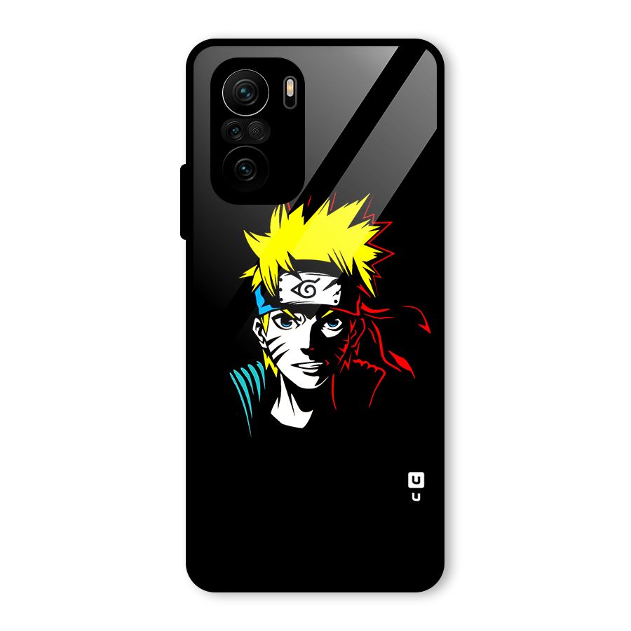Naruto Pen Sketch Art Glass Back Case for Mi 11X Pro
