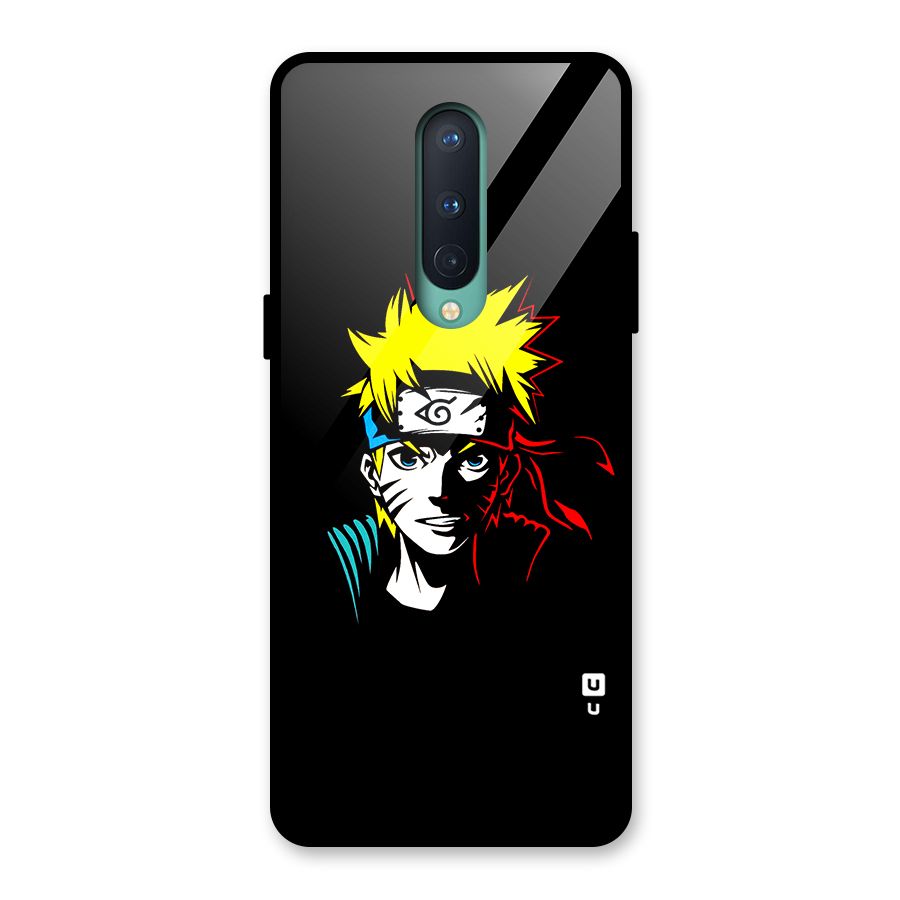 Naruto Pen Sketch Art Glass Back Case for OnePlus 8
