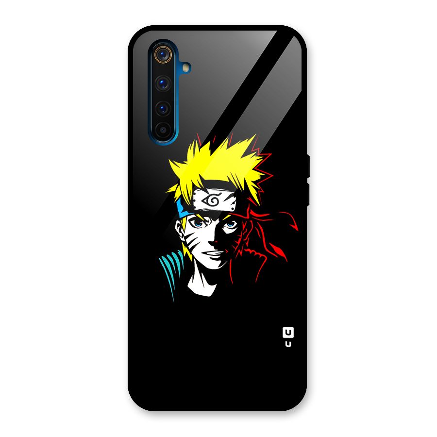 Naruto Pen Sketch Art Glass Back Case for Realme 6 Pro